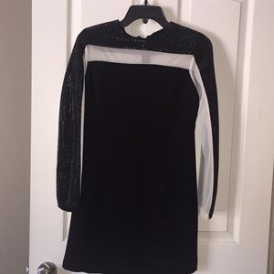 Trendy rhinestones dress